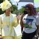Regina Hall and writer/director Adamma Ebo on the set of their film HONK FOR JESUS. SAVE YOUR SOUL